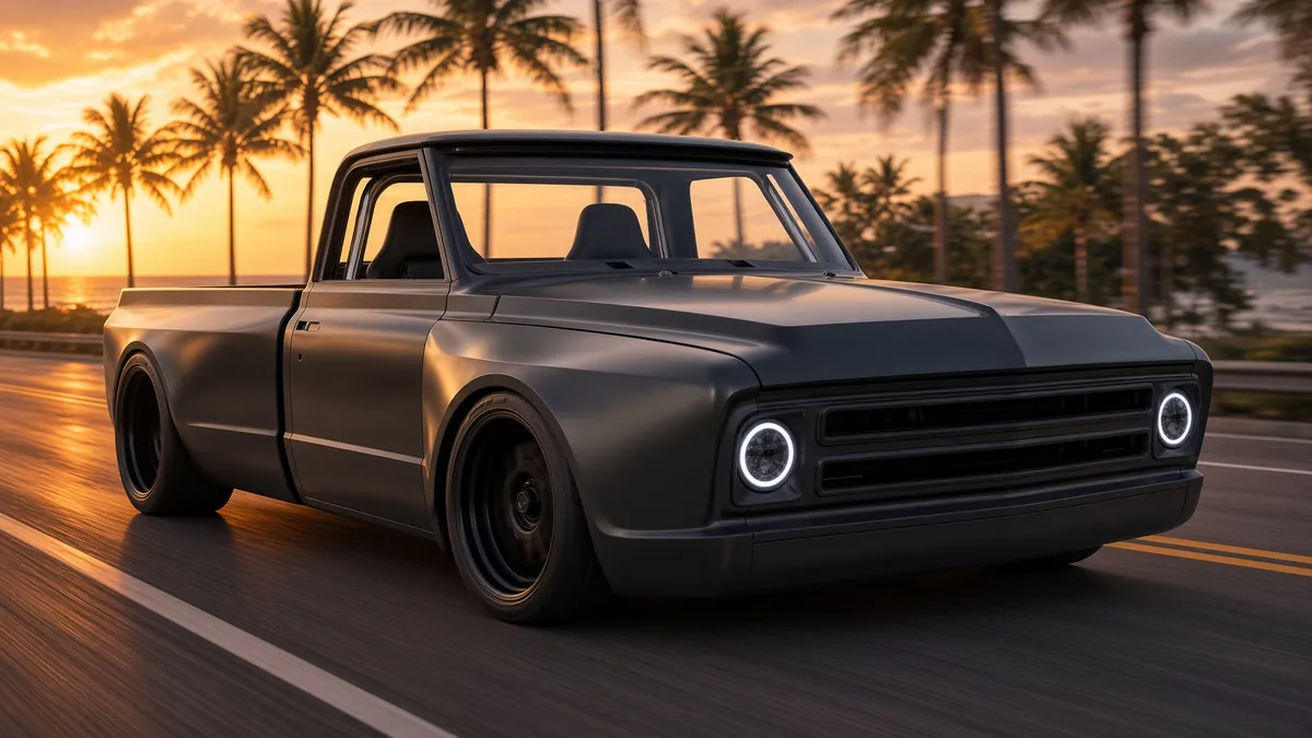 Concept render of the finished widebody C10