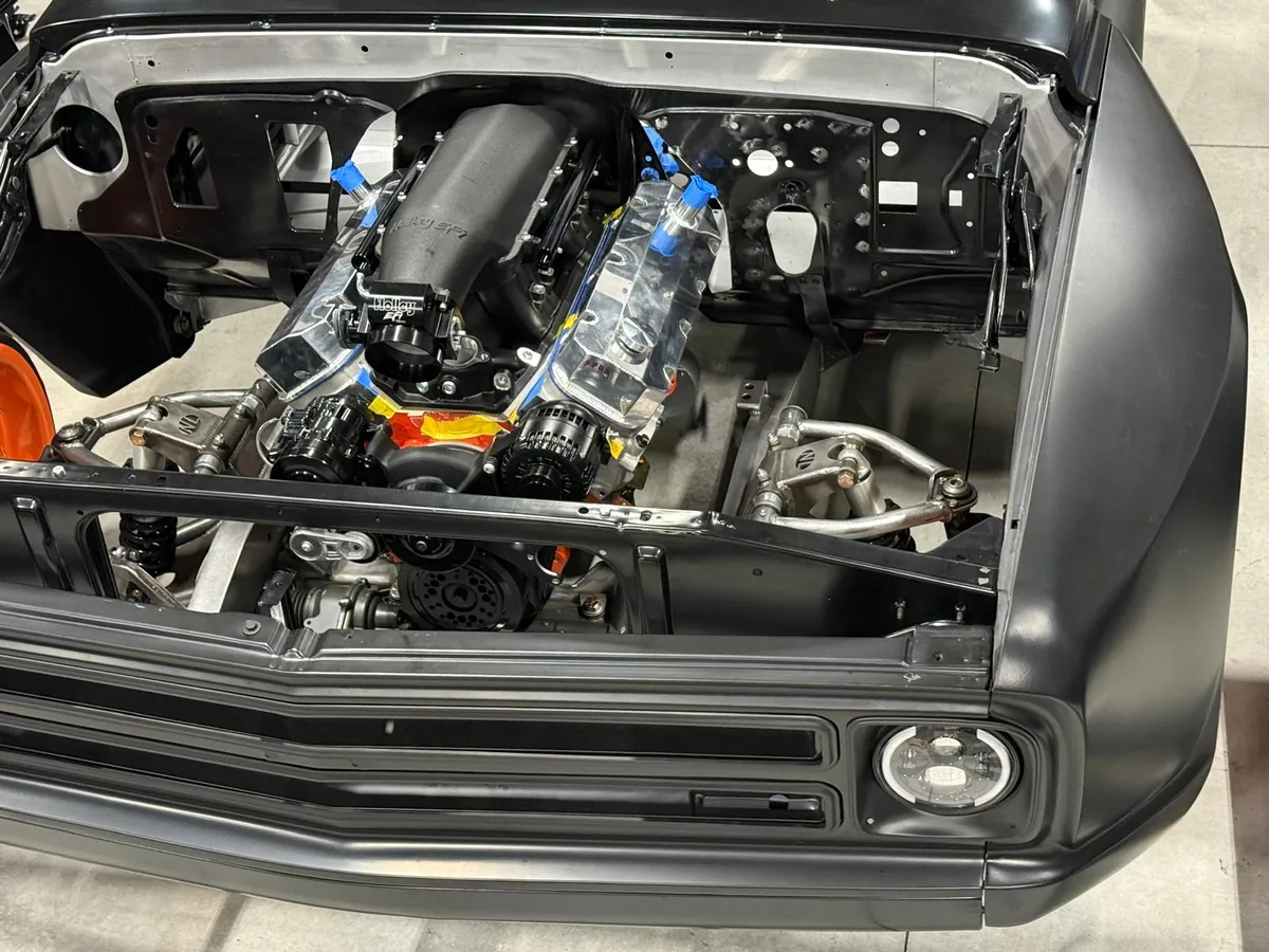 Shop photo of the C10 build in progress